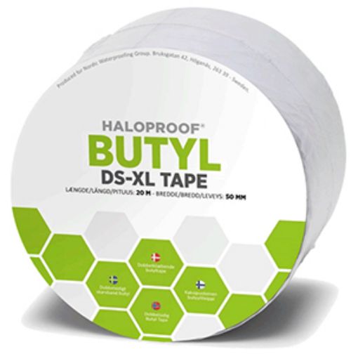 Bilde av BUTYLTAPE DS-XL 1,3X50MMX20M HALOPROOF