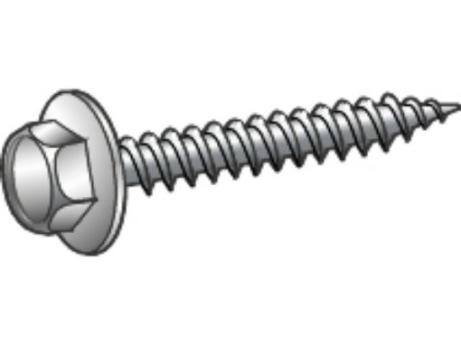 Bilde av BYGGSKRUE MED FLENS 6,5X38 FZB -200