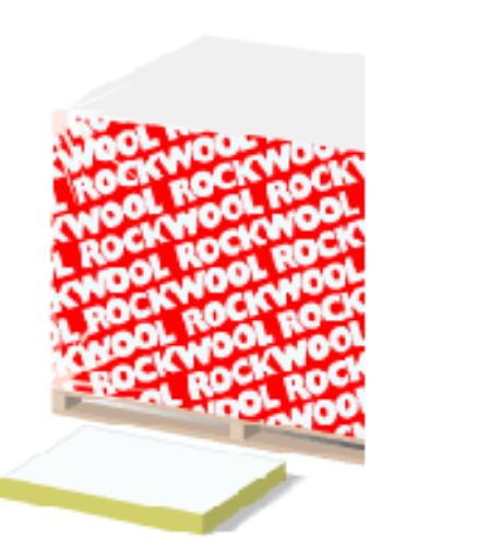 Bilde av TRINNLYDPLATE FOR PÅSTØP 50X600X120 ROCKWOOL - 2,88 M2 PR PAK