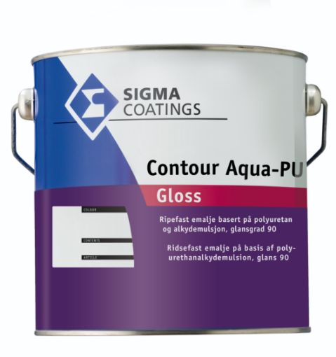 Bilde av SIGMA CONTOUR AQ PU GLOSS B-LN 2,5L